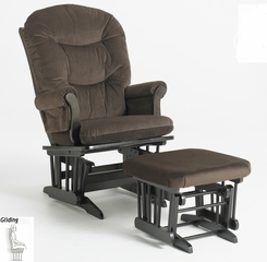 Sleigh Glider and Ottoman Combo - Dutailier - C00-61A