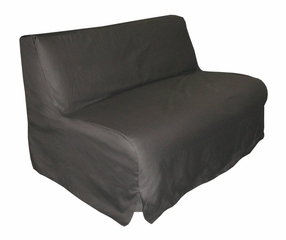 Slipcover for Full Size E-Frame in Black - Deco Pleated - 33-1414-601