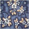 Slipcover for Twin Size E-Frame in Oahu Blue - Deco Pleated - 33-1413-681