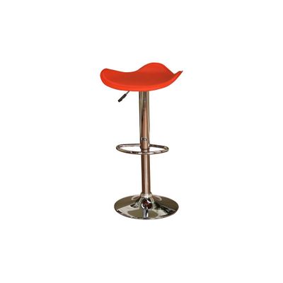 Sloan Adjustable Bar Stool with Red Cushion - American Hertiage - AH-130877RD