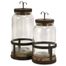 Sloan Lidded Canisters (Set of 2) - IMAX - 56355-2