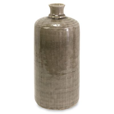 Small Kempton Grey Jar - IMAX - 64069