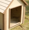 Small Size Dog House Flap Door in Clear - NewAgeGarden - DOOR001S