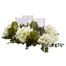 Snowball Hydrangea Triple Candelabrum - Nearly Natural - 4806