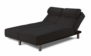 Sofa Bed Convertible in Black - Aruba - CC-ARB2-D2-BK
