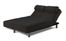 Sofa Bed Convertible in Black - Aruba - CC-ARB2-D2-BK