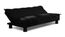 Sofa Bed Convertible in Black - Charmaine - SA-CHN-D2-BK