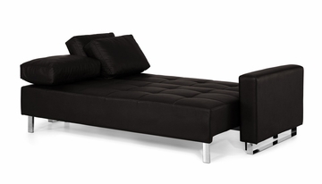 Sofa Bed Convertible in Dark Brown - Lincoln Park - BA-LCP-FA-DB