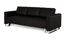 Sofa Bed Convertible in Dark Brown - Lincoln Park - BA-LCP-FA-DB