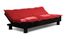Sofa Bed Convertible in Red - Charmaine - SA-CHN-D2-RD