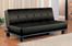 Sofa Bed in Black Vinyl - Coaster - 300163