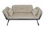Sofa / Lounger with All-Khaki Cover - Mali Collection - 55-6118-KHA
