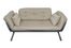 Sofa / Lounger with All-Khaki Cover - Mali Collection - 55-6118-KHA