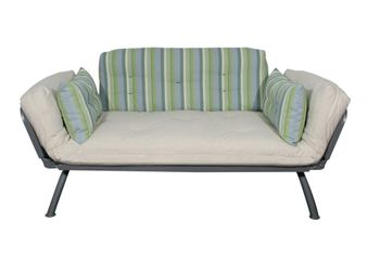 Sofa / Lounger with Coastal Drifter Stripe Cover - Mali Collection - 55-6118-CDS