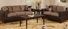 Sofa / Loveseat Set in Saddle - F7592