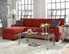Sofab Faith Sofa with Reversible Chaise in Tomato - 1295M