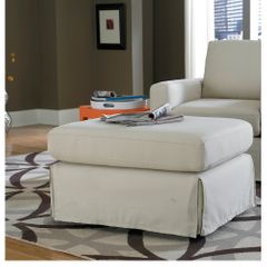 Sofab Lily Ottoman in Ivory - 1077S