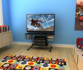 Soho TV Stand, Black, Black Carbon Fiber - Atlantic - 88335754