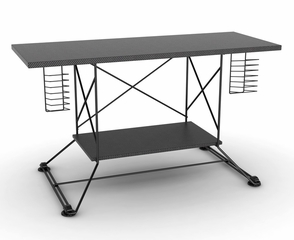 Soho TV Stand, Black, Black Carbon Fiber - Atlantic - 88335754