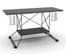 Soho TV Stand, Black, Black Carbon Fiber - Atlantic - 88335754