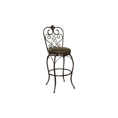 Solace Swivel Stool in Clay - American Hertiage - AH-126907CLA