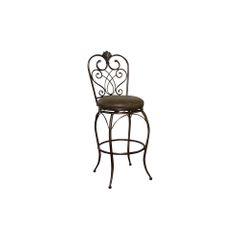 Solace Swivel Stool in Clay - American Hertiage - AH-126907CLA