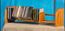 Solid Oak 1 Row Dowel Tabletop CD Rack - 101