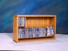 Solid Oak 112 CD Multimedia Storage Cabinet - 206-24