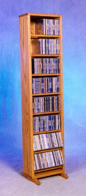 Solid Oak 208 Capacity CD Cabinet - 806-12