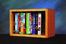 Solid Oak 22 Capacity Desktop or Shelf DVD Cabinet  - 110-1W