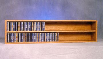 Solid Oak 236 CD Wall or Shelf Mount CD Cabinet - 203-4