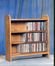Solid Oak 3 Shelf Tabletop CD Cabinet - 302