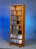 Solid Oak 336 Capacity CD Cabinet - 806-18