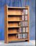 Solid Oak 5 Shelf Tabletop CD Cabinet - 502