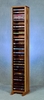 Solid Oak 64 Capacity DVD Storage Tower - 110-4DVD