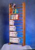 Solid Oak 7 Row Dowel Book Rack - 705-bookcase