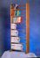 Solid Oak 7 Row Dowel Book Rack - 705-bookcase