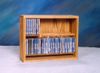 Solid Oak 84 CD Multimedia Storage Cabinet - 206-18