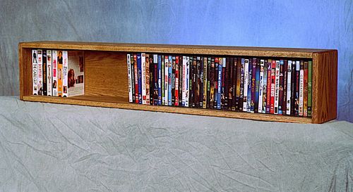 Solid Oak 86 Capacity DVD Storage Tower - 110-4W