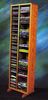 Solid Oak CD and DVD Combination Storage Tower - 211-4CD/DVD