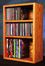 Solid Oak CD/DVD/VHS Combination Rack - 312-1W