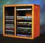 Solid Oak CD/DVD/VHS Storage Rack - 211-1CD/DVD