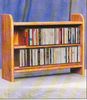 Solid Oak CD Storage Rack - 202