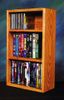 Solid Oak Combination Cabinet - CD / DVD/ VHS - 313-1W