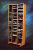 Solid Oak Combination Tower - CD / DVD - 313-4CD/DVD