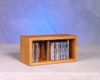 Solid Oak Desktop CD Cabinet - 103D-1