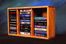 Solid Oak Desktop / Shelf Storage Cabinet For CD's and VHS Tapes - 313-1CD/VHS