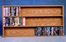 Solid Oak Multifunctional CD/VHS/DVD Storage Cabinet - 308-4W
