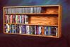 Solid Oak Wall / Shelf Mount for CD / DVD / VHS / Book Cabinet - 313-4W
