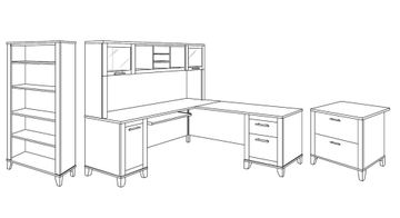 Somerset Home Office Furniture Package 1 - Bush Office Furniture - OFFPKG-38